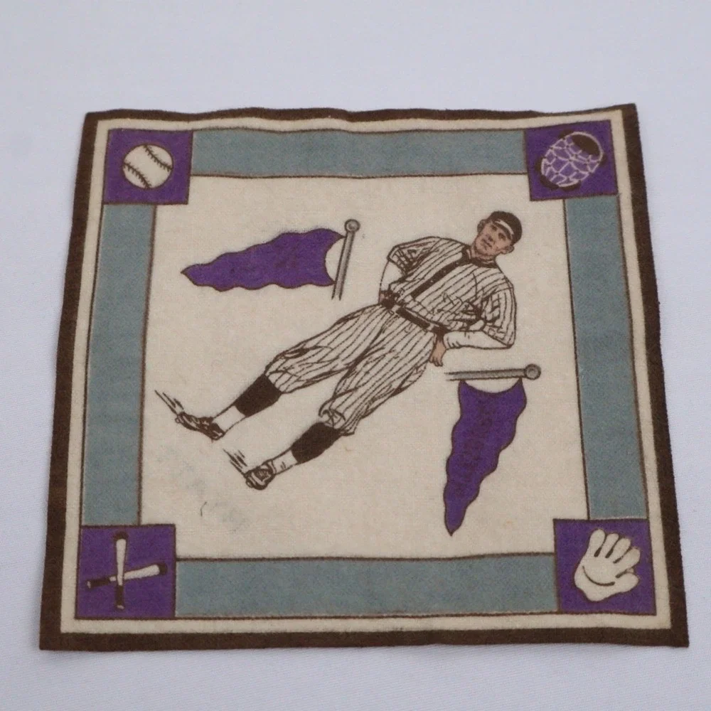 1914 Baseball Players Felt B18‎ Series Pittsburg Pirates HAM HYATT White / Blue
